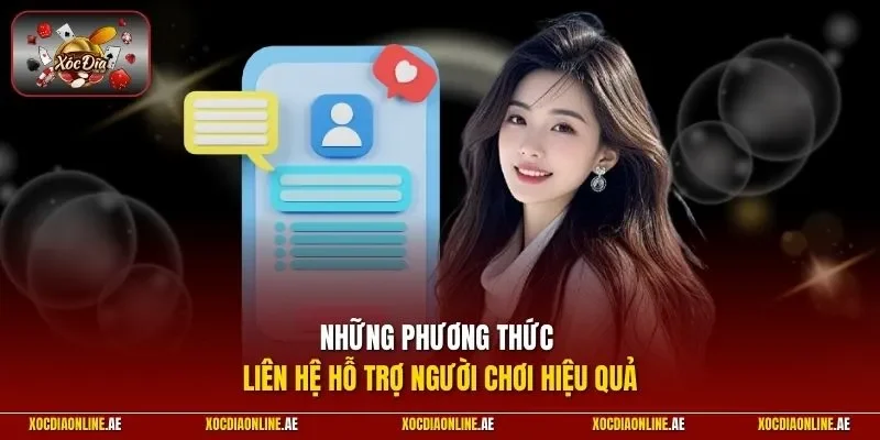 Những phương thức liên hệ hỗ trợ người chơi hiệu quả